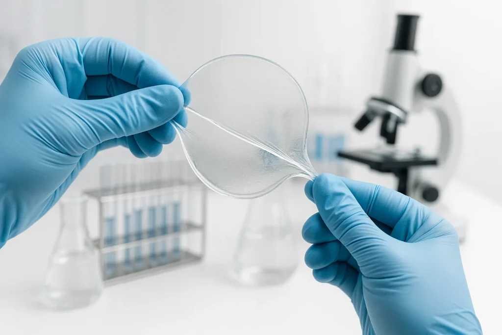 DNA polysaccharide hydrogel bioplastic