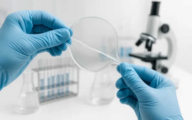 DNA polysaccharide hydrogel bioplastic